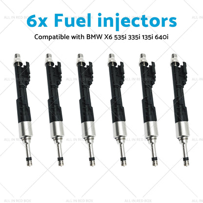 13647597870 0261500109 6x Fuel injectors Suitable for BMW X6 535i 335i 135i 3. 0L