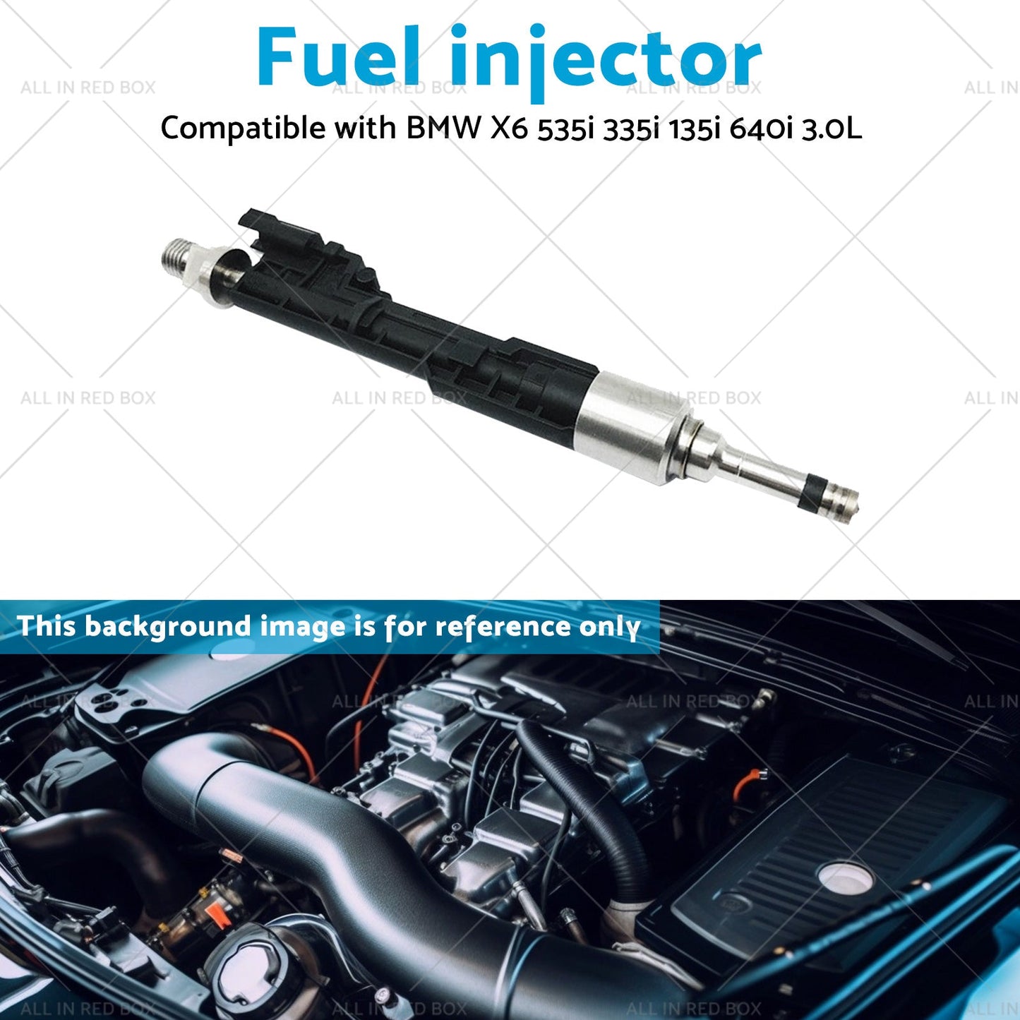13647597870 0261500109 Fuel injector Suitablefor BMW X6 535i 335i 135i 640i 3. 0L