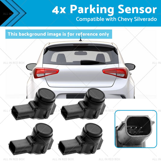 4x Parking Sensor Suitable for Cadillac Chevy Silverado 1500 2500 14-18 23428268-0