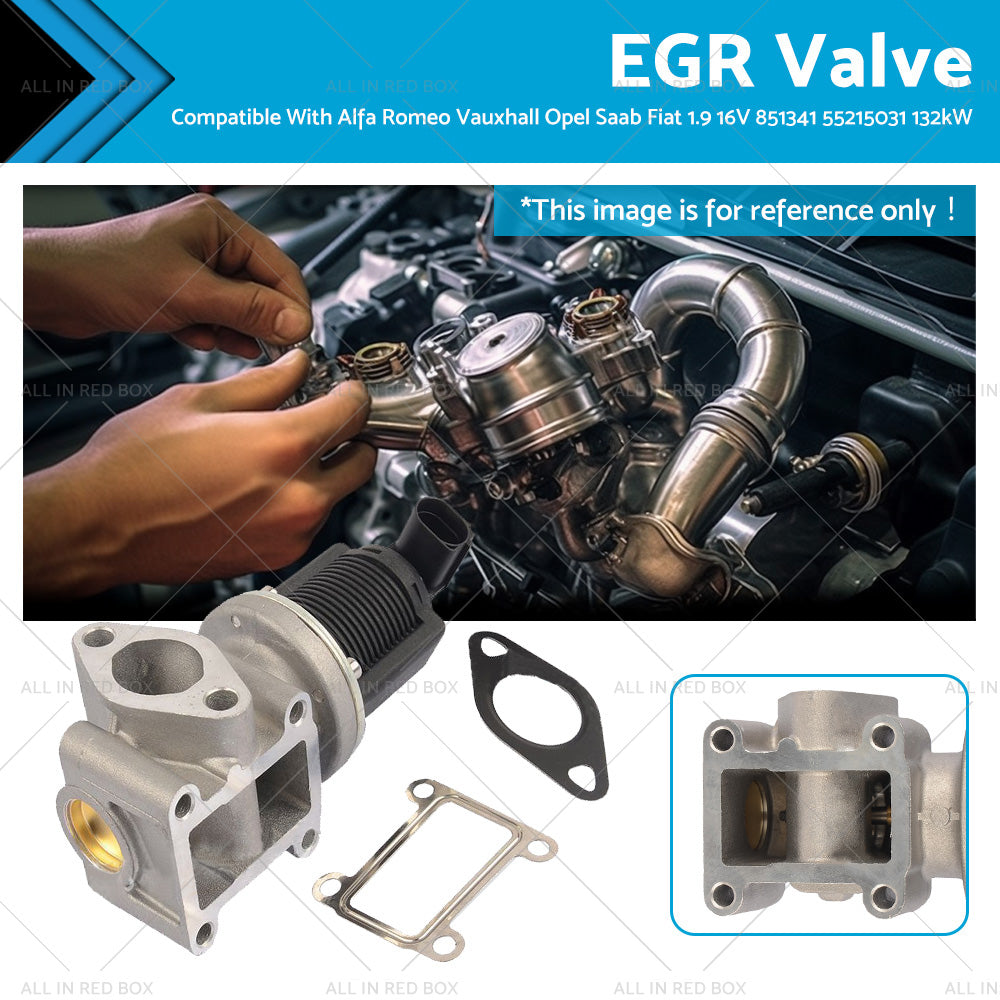 EGR Valve Suitable For Alfa Romeo Vauxhall Opel Saab Fiat 1. 9 16V 55215031 132kW-0