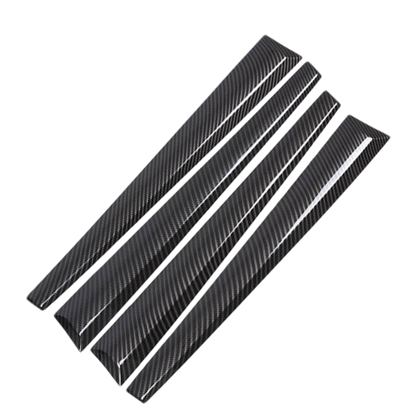4X Carbon ABS Interior Door Panel Cover Trim Suitable For Toyota Hilux 2015-2021-1
