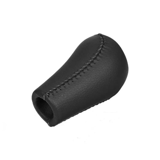 Black Leather Manual Gear Knob Set Suitable For Toyota 4Runner Hilux Land Cruiser Prado-0