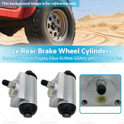 Rear Brake Wheel Cylinders 4x4 Suitable for Toyota Hilux KUN26 GGN25 4WD 2005-On-1