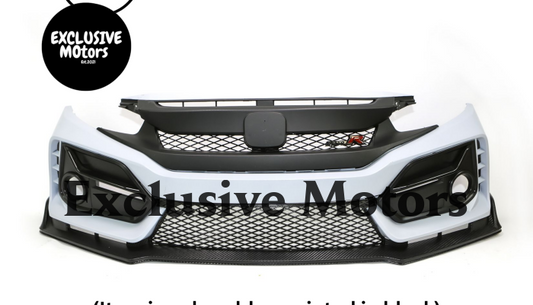Type-R  Front Bumper Lip for Honda Civic Sedan/Hatch 2016-2021