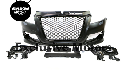 RS3  Front Bumper Grille Foglight for Audi A3 8P 2009-2013