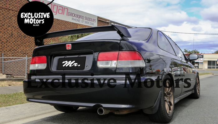 Rear Boot Spoiler Wing for Honda Civic EK Sedan/Coupe 1996-2000 Mugen