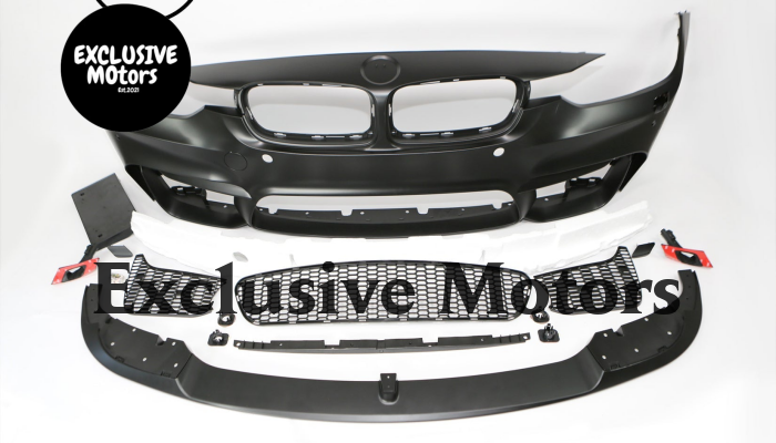 M3  Front Bumper Lip for BMW 3 Series F30/F31 2012-2018 No Foglight