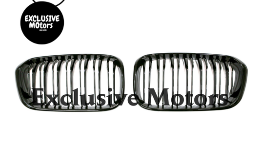 Kidney Grille for BMW F20 1 Series Hatch Black 2015-2019