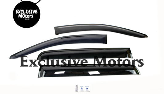 Weathershield Window Visor Set for Mazda BT-50 Dual Cab 2011-2020