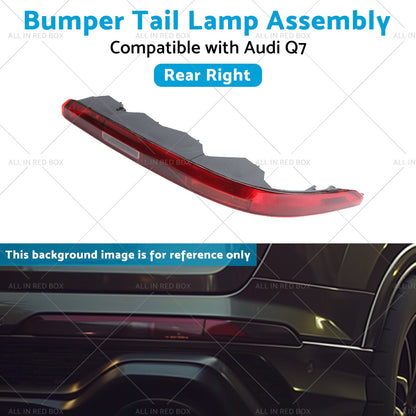 Right Rear Bumper Tail Light Lamp Assembly 4M0945096 Suitable For Audi Q7 16-23-4