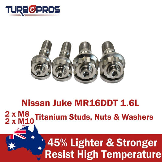 Titanium Turbo Charger Stud Kit for Nissan Juke MR16DDT 1.6L