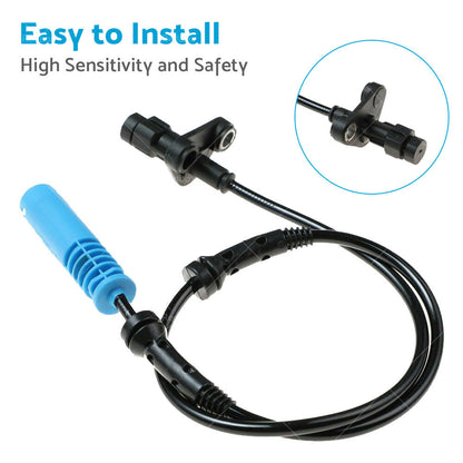 34526756375 2PCS Front ABS Wheel Speed Sensor Suitable for BMW E39 Left  Right-4