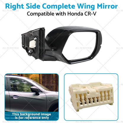 Right Door Mirror Suitable for Honda CRV CR-V RM 2012-2017 Blinker RH