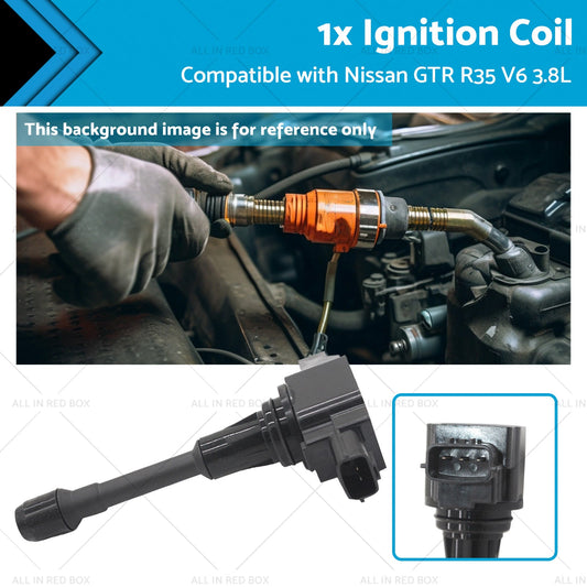 1x Ignition Coil Suitable for Nissan GTR R35 V6 3. 8L 22448JF00B VR38DETT 08-15-0