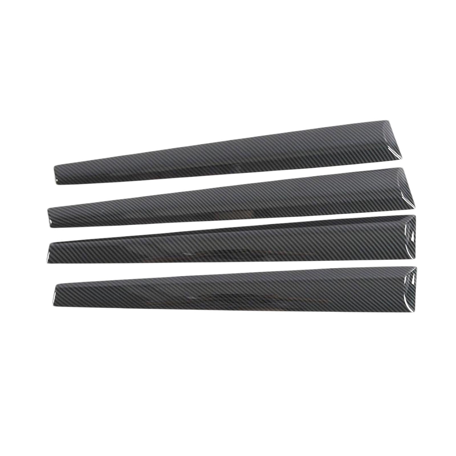 4X Carbon ABS Interior Door Panel Cover Trim Suitable For Toyota Hilux 2015-2021-3