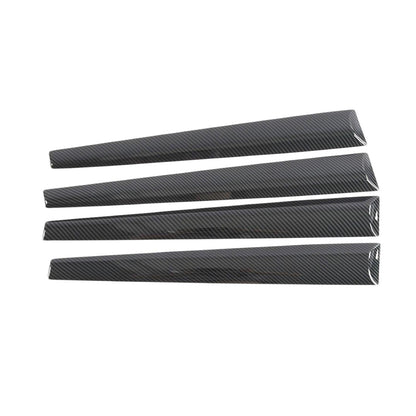 4X Carbon ABS Interior Door Panel Cover Trim Suitable For Toyota Hilux 2015-2021-3