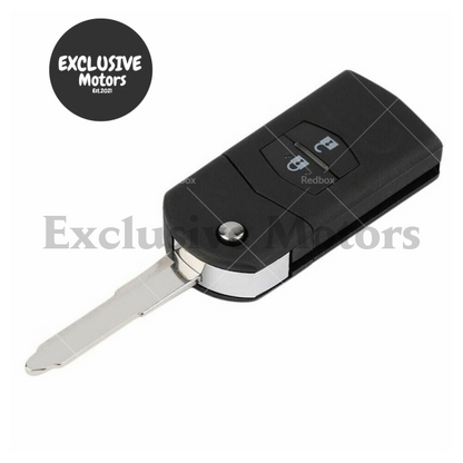 2 Button Remote Car Key w  Chip for Mazda 2, 3, CX-7, CX-9