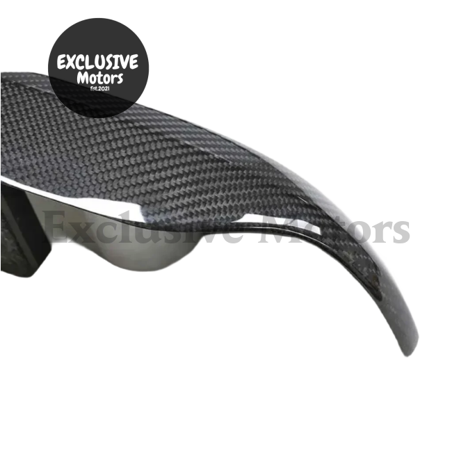 2 Pcs Dry Carbon Fiber Mirror Cover For Subaru Wrx Sti