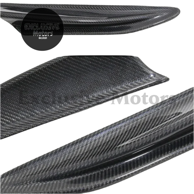 2 Pcs Real Carbon Fiber Fender Vents For Subaru Brz & Toyota 86