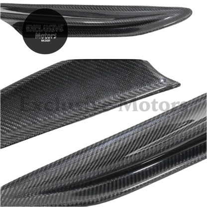 2 Pcs Real Carbon Fiber Fender Vents For Subaru Brz & Toyota 86