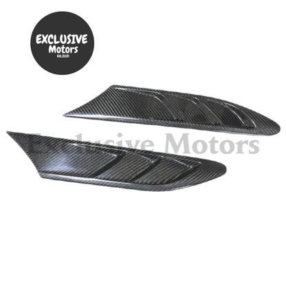 2 Pcs Real Carbon Fiber Fender Vents For Subaru Brz & Toyota 86