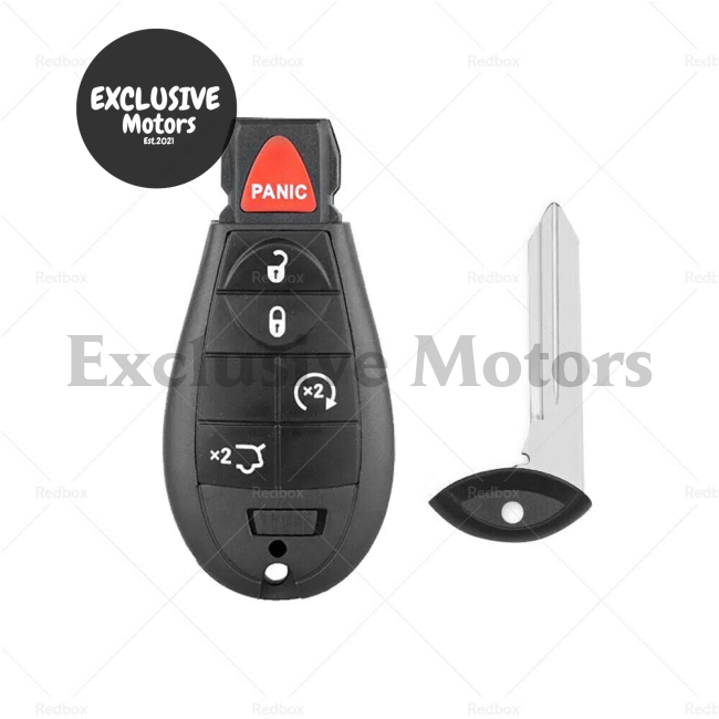 2 x Keyless Key Fob for Jeep Grand Cherokee (2008-2012)