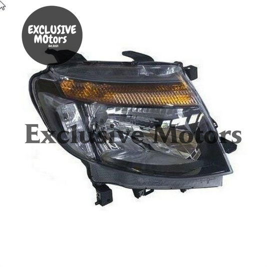 Right-Hand Black Headlight for Ford Ranger (2011-2015)