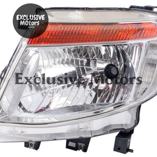 Left-Hand Chrome Headlight for Ford Ranger (2011-2015)