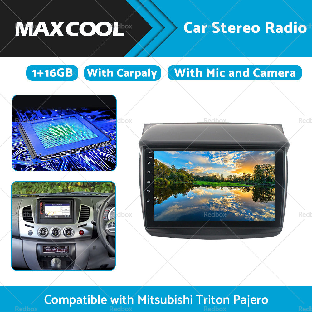 16GB Car Radio Navi GPS BT Android Suitable For Mitsubishi Triton ML MN KA KA-2