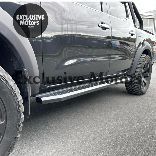 Side Step Running Boardsfor Nissan Navara NP300/Navara (2015-2021) Black Steel