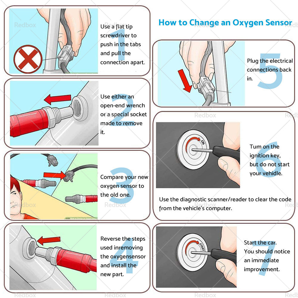 Suitable for Nissan XTRAIL X-TRAIL T30 2. 5L QR25 2005-2007 2PCS O2 Oxygen Sensor-1