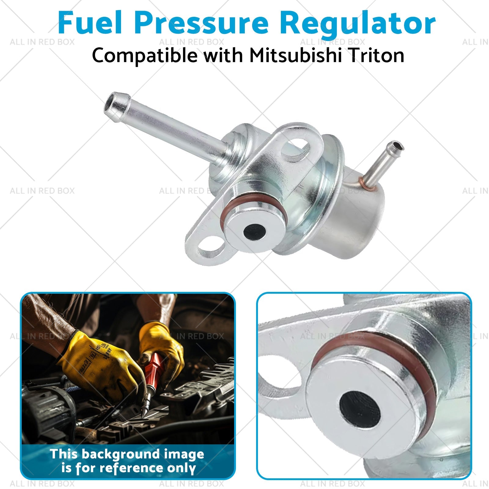 Fuel Pressure Regulator Suitable for Mitsubishi Triton 2. 4ltr 4G64 MK 1996-2006-3