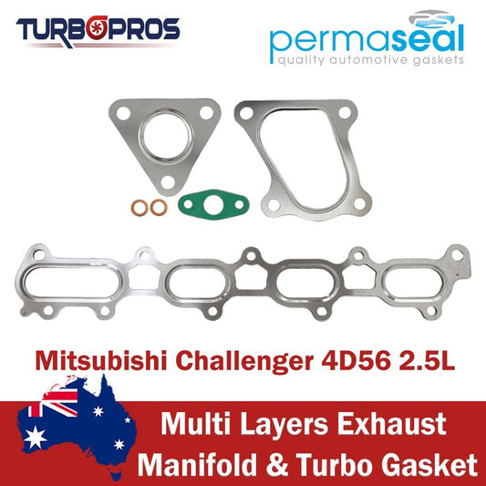 Permaseal Exhaust Manifold&Turbo Gasket Kit for Mitsubishi Challenger 4D56 2.5L