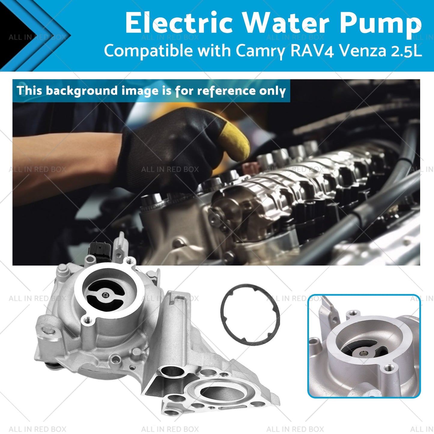 2.5L Electric Water Pump for Toyota Camry, RAV4, Venza 2018-2023
