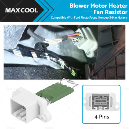 Blower Motor Heater Fan Resistor Suitable For Ford Fiesta Focus Mondeo S-Max-0