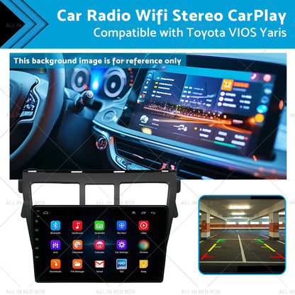 Android 13 Car Radio Wifi Stereo CarPlay Suitable for Toyota VIOS Yaris 07-12-0
