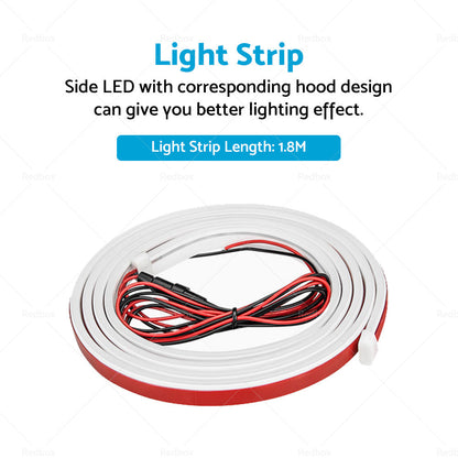 1. 8M  Start Scan Dynamic LED DRL Car Hood Light Strip Daytime Running Light-1