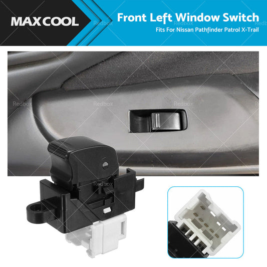 Front Left Window Switch Fits For Nissan Pathfinder Patrol X-Trail 25411-0V000-0