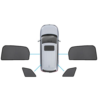 Magnetic Mesh Sun Blind Shades Suitable for Audi Q7 SQ7 2015-2025 On Front/Rear-4