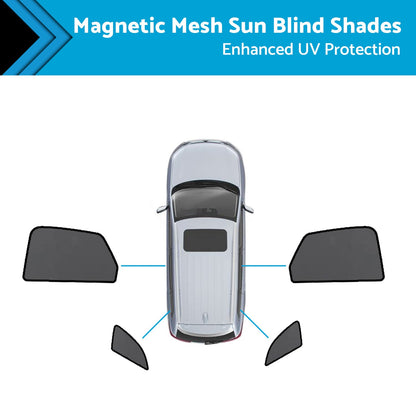 Magnetic Mesh Sun Blind Shades Suitable for Audi Q5 FY 2017-2025 On Front Rear-3