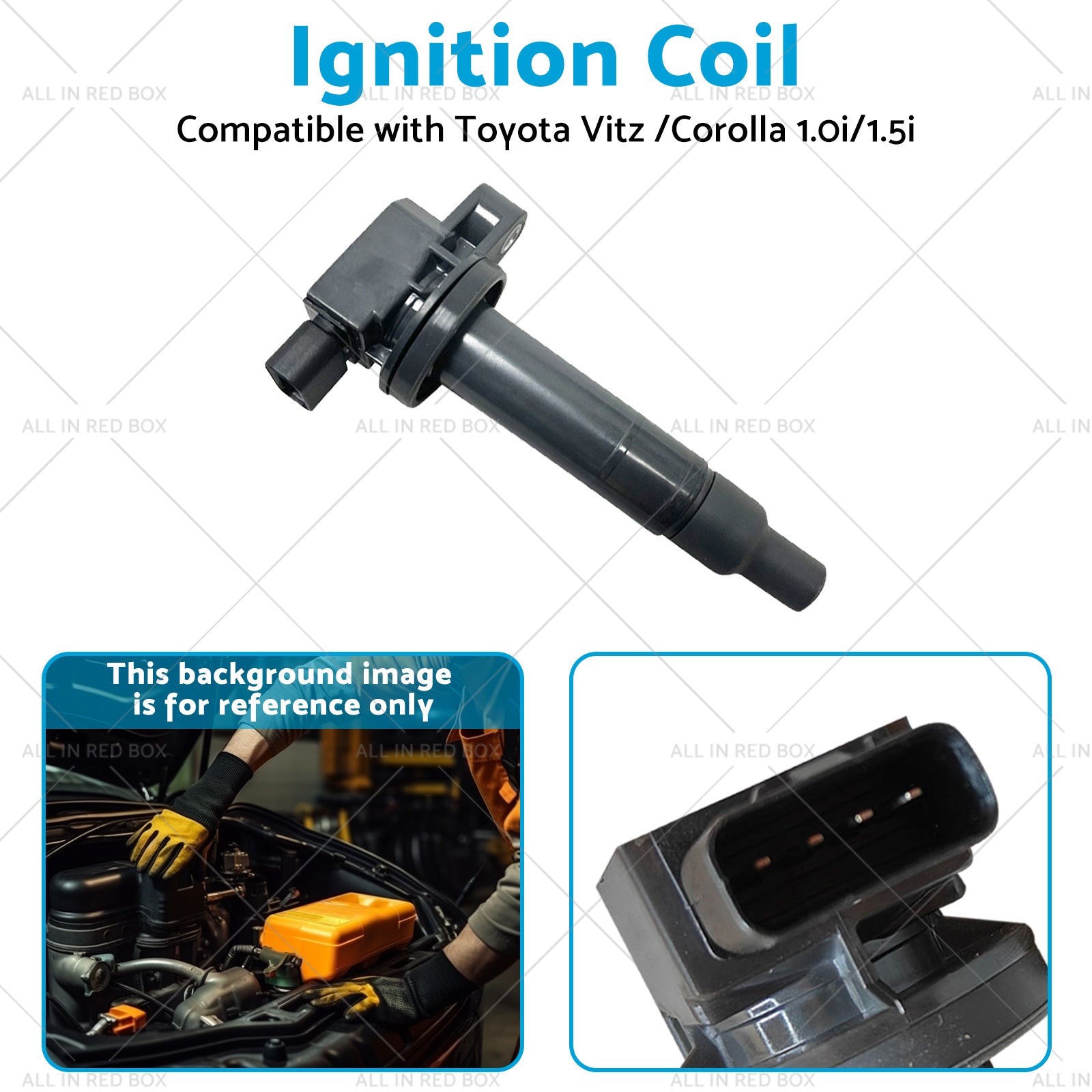 9091902240 Ignition Coil Suitable for Toyota Vitz  00  or Corolla  13  1. 0i or 1. 5i-3