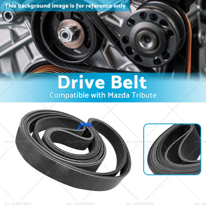V-Ribbed Serpentine Drive Belt 6PK2185 Suitablefor Mazda Tribute Lexus Ford Benz-2