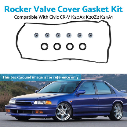 Rocker Valve Cover Gasket Kit Silicone Suitable For Honda Integra DC5 K20A K20Z-4