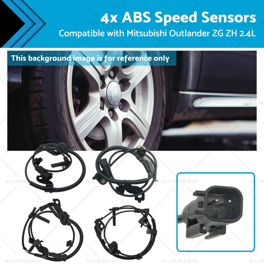 4670A576 4x ABS Speed Sensors Suitable for Mitsubishi Outlander ZG ZH 2. 4L 06-12