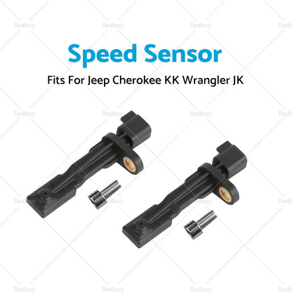 2x Rear ABS Speed Sensor 52125003AB Fits For Jeep Cherokee KK Wrangler JK 2. 8L-3