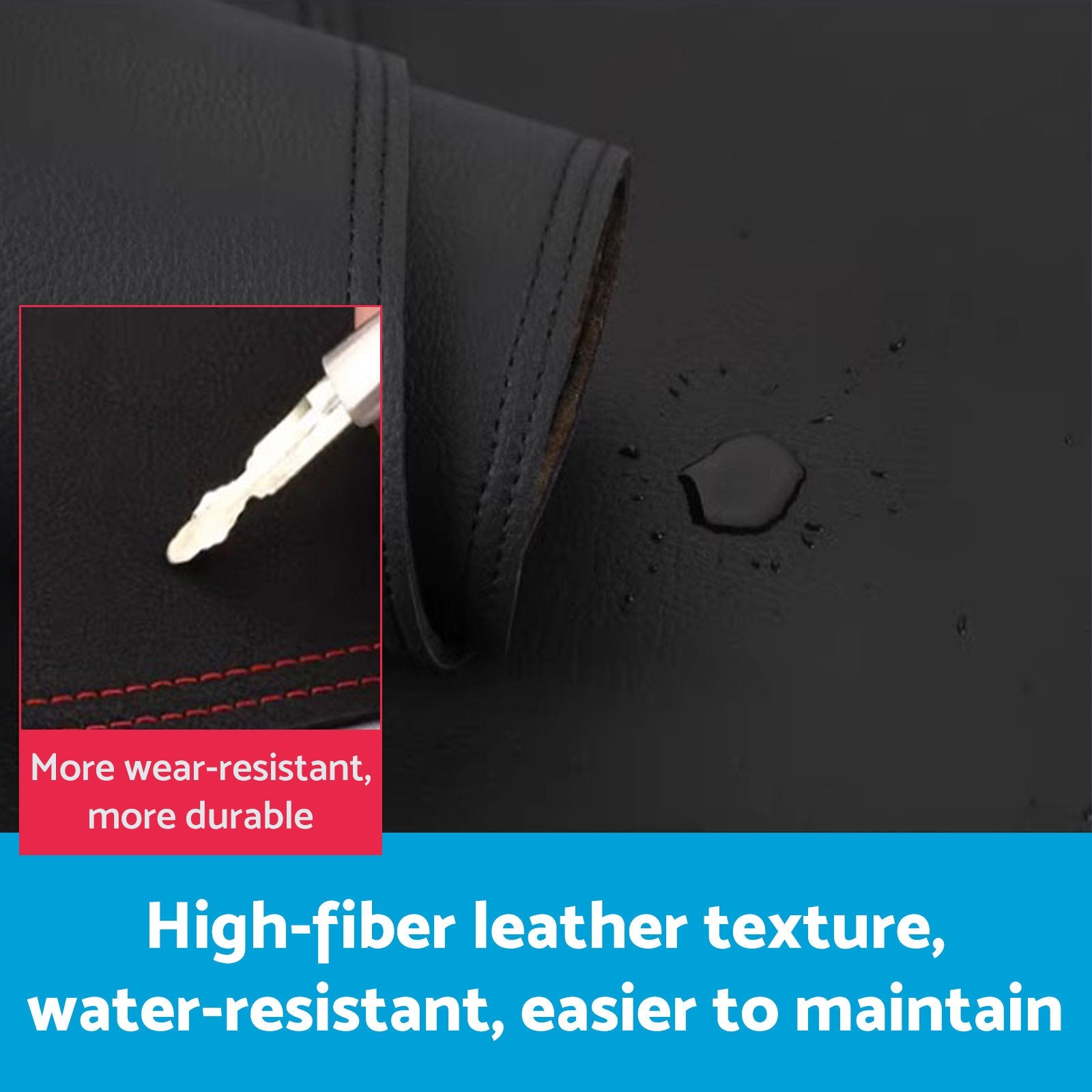 Dash Mat Microfiber Leather Black Suitable For Nissan Navara NP300 D23 2015-On-4