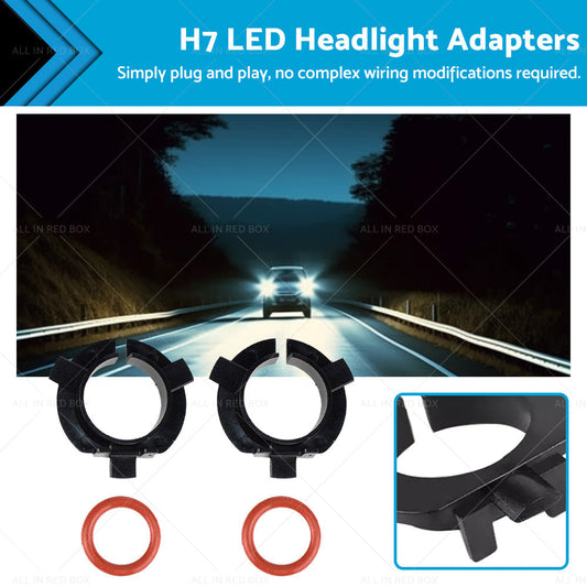 H7 LED Headlight Holder Adapter Clip Suitable For Hyundai Nissan KIA Mitsubishi-0