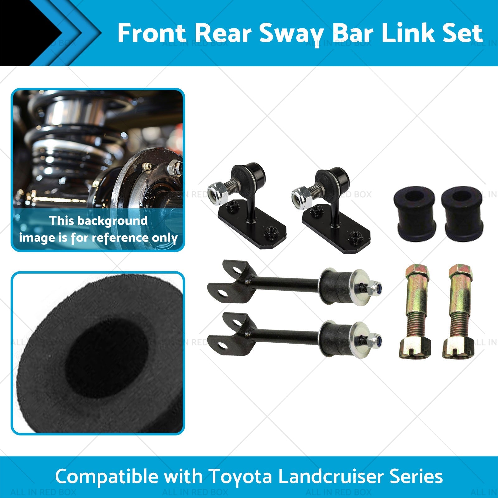 Front Rear Sway Bar Link Set Suitable for 80-105 Toyota Landcruiser Series-1