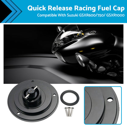 Quick Release Racing Fuel Cap - Suitable For SUZUKI GSXR600 750  GSXR1000 03-22-0