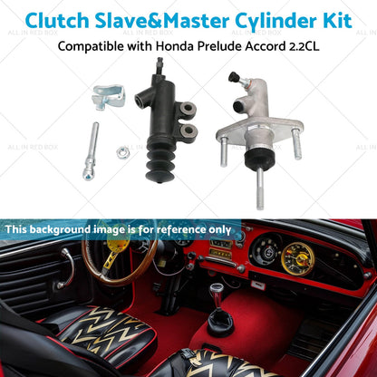 Clutch Slave and Master Cylinder Kit Suitable for 92-01 Honda Prelude Accord 2. 2CL-4